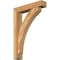 Ekena Millwork Thorton Block Rough Sawn Bracket w/ Offset Brace, Western Red Cedar, 6"W x 28"D x 40"H BKT0604X28X40THR05RWR - alternate 1